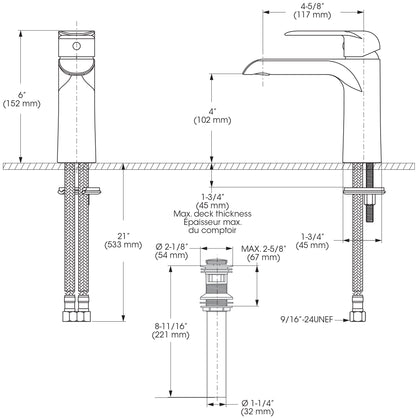 Bélanger Robinet lavabo KAR22CP