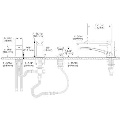 Bélanger Robinet de bain  KAR43TCP